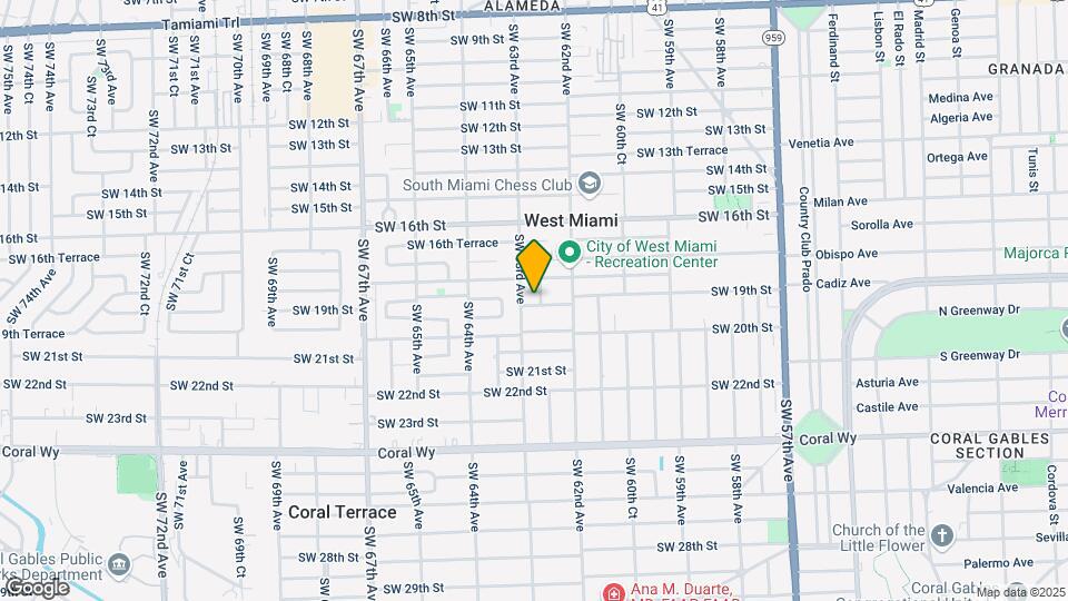 1832 SW 62nd Pl Map and Location Details
