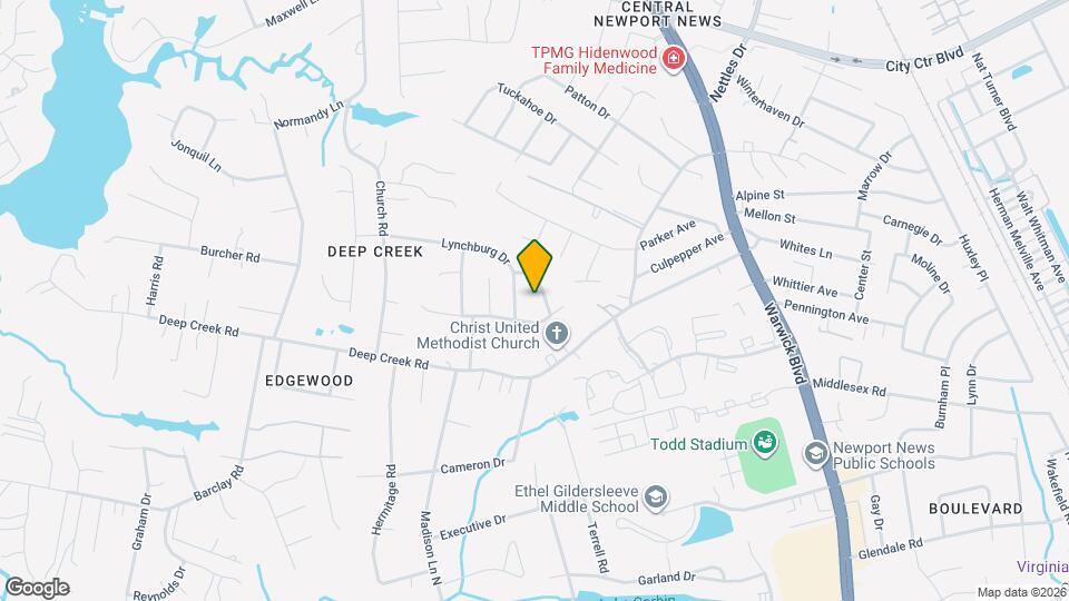 410 Jamestown Dr Map and Location Details