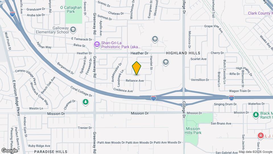 541 Vantage Ave Map and Location Details