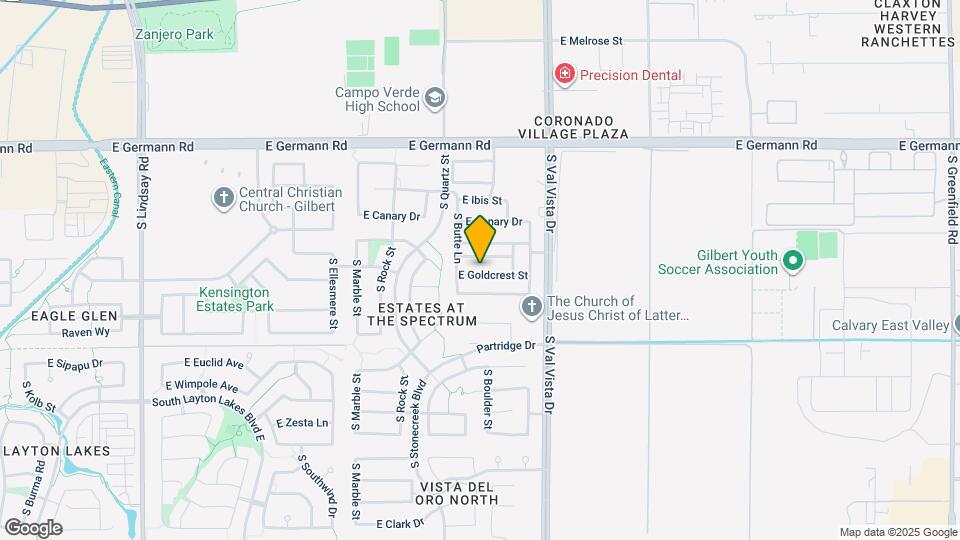 1462 E Goldcrest St Mapa y Detalles de la Ubicación