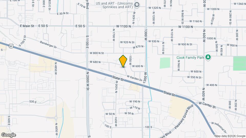 621-627 N 1570 W Map and Location Details