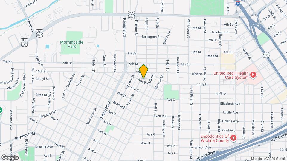 1113 Taylor St Map and Location Details