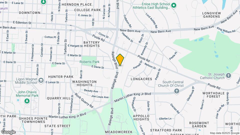 332 Angier Ave Mapa y Detalles de la Ubicación