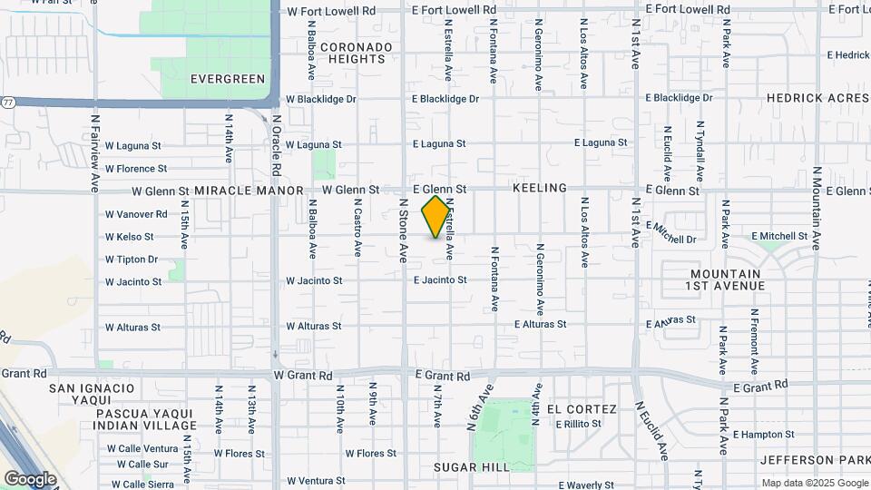146 E Kelso St Mapa y Detalles de la Ubicación