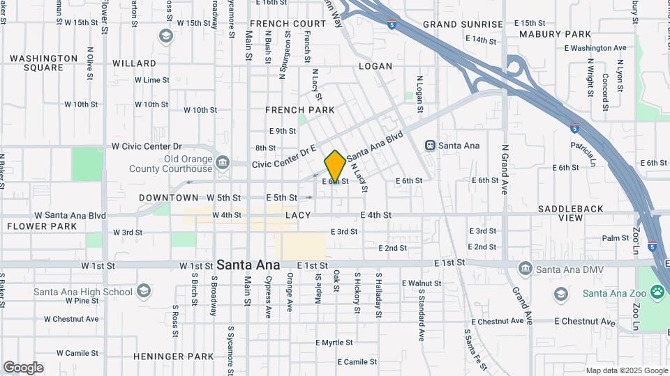 517 N Minter St Map and Location Details
