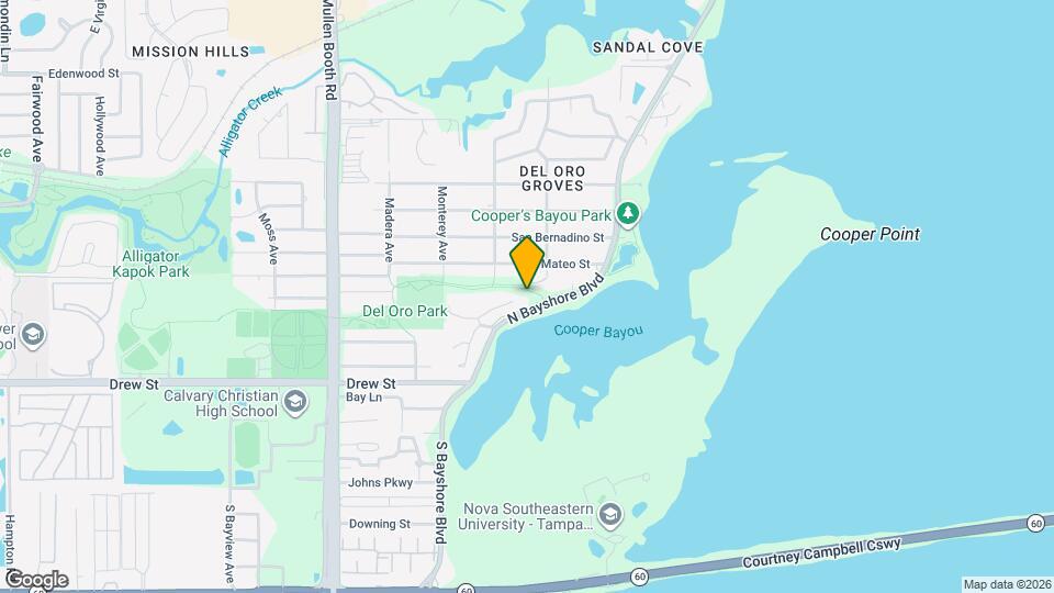 380 N Bayshore Blvd Mapa y Detalles de la Ubicación
