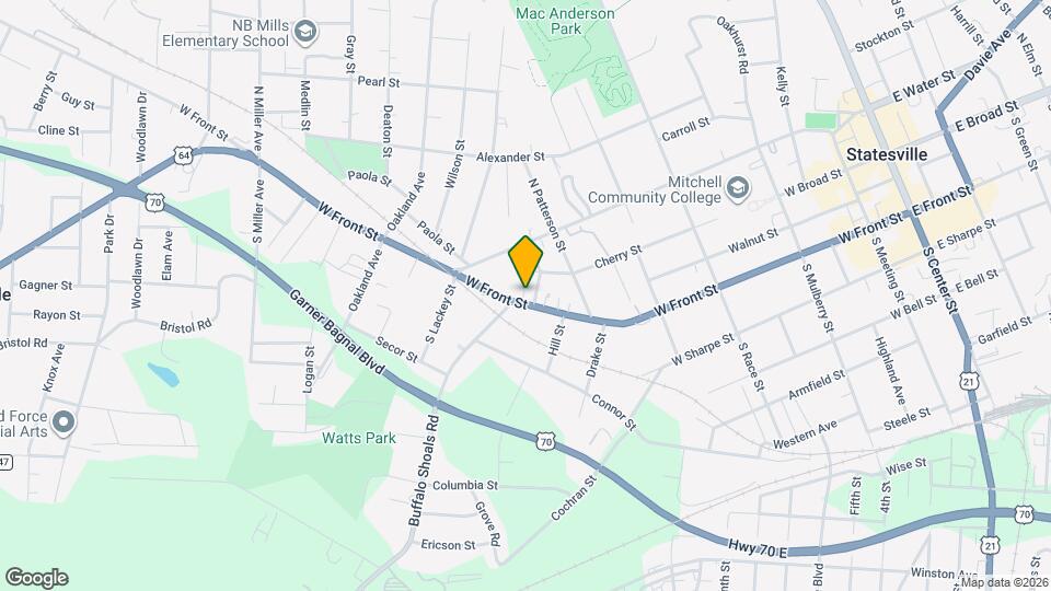 936 W Front St Map and Location Details