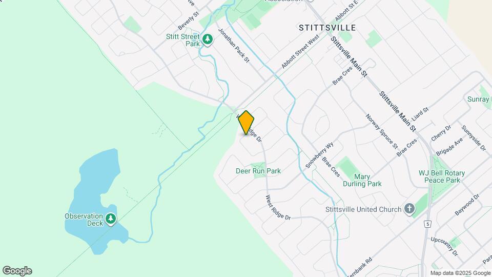 165 Woodhurst Cres Map and Location Details
