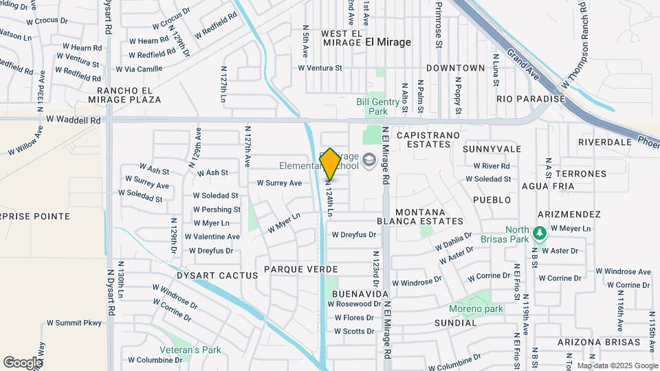 12426 W Soledad St Map and Location Details