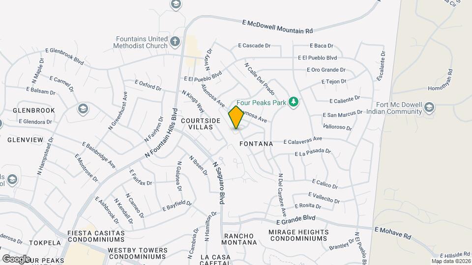 14620 Yerba Buena Way Map and Location Details