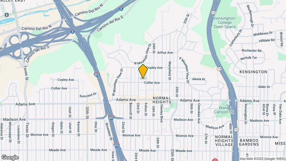 3330 Collier Ave Map and Location Details
