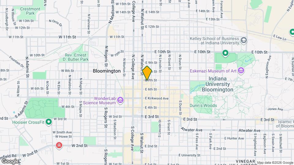 114 E 7th St Map and Location Details