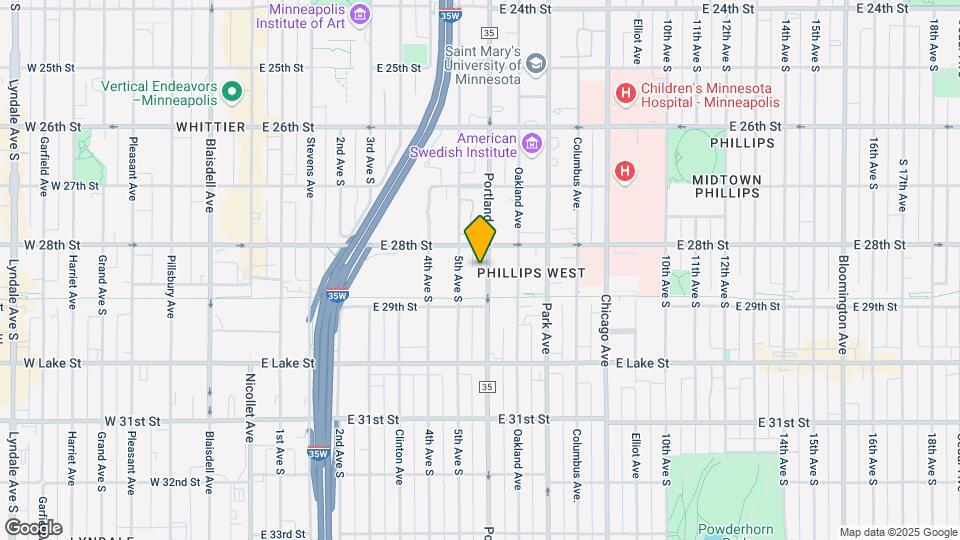 2820 Portland Ave Map and Location Details