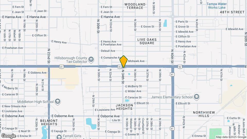 5303 N 34th St Map and Location Details