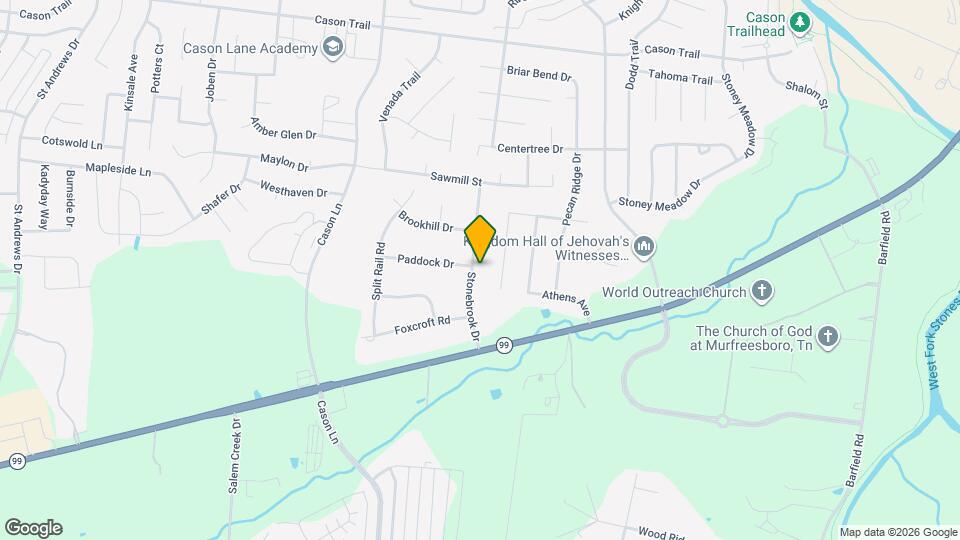 2075 Stonebrook Dr Map and Location Details
