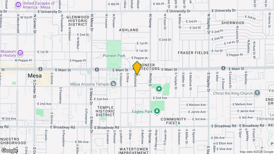 Ashland Manor Apartments Map and Location Details