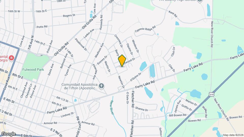 1401 Newton Dr Mapa y Detalles de la Ubicación