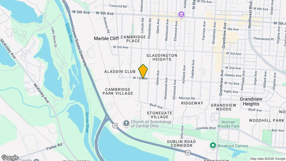1905 W 1st Ave Mapa y Detalles de la Ubicación