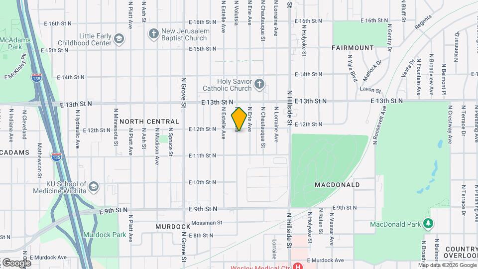 1248 N Volutsia Map and Location Details