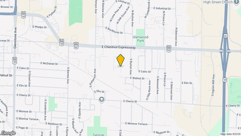 521 S Oak Grove Ave Map and Location Details