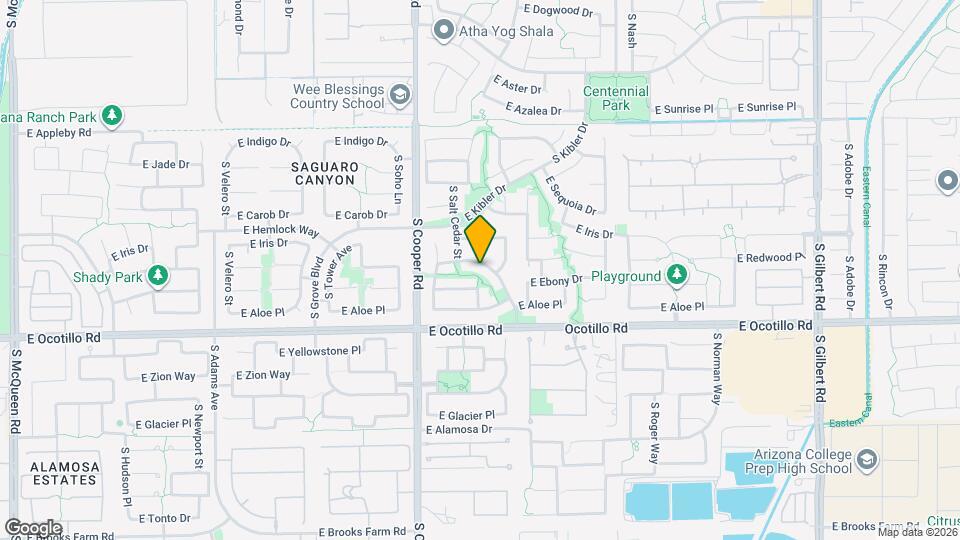 2163 E Redwood Dr Map and Location Details