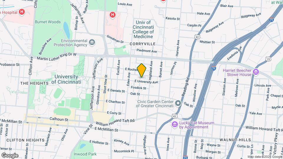 2902 Bellevue Ave Mapa y Detalles de la Ubicación