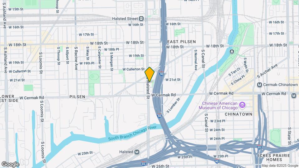 2111 S Halsted St Map and Location Details