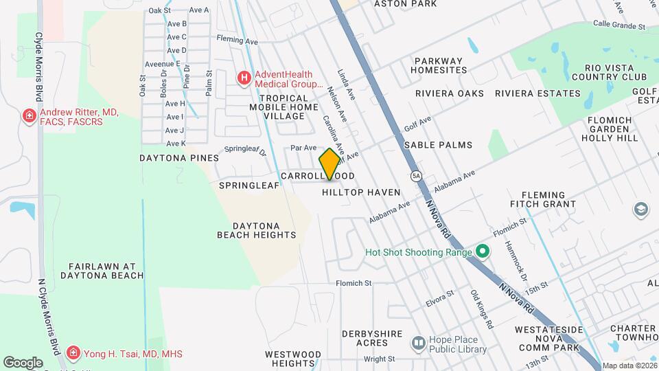 1309 Fairway Ave Mapa y Detalles de la Ubicación