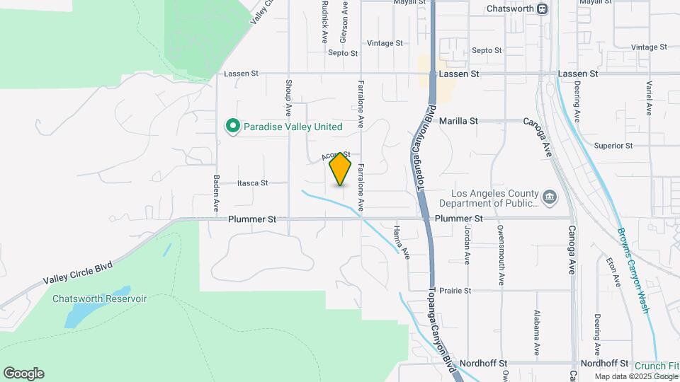 9551 Gierson Ave Map and Location Details