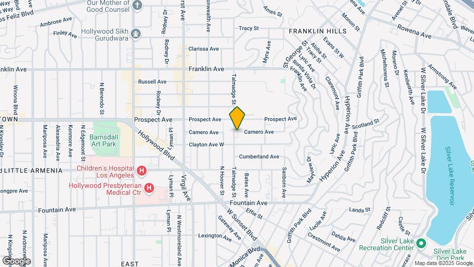 1622 Talmadge St Mapa y Detalles de la Ubicación