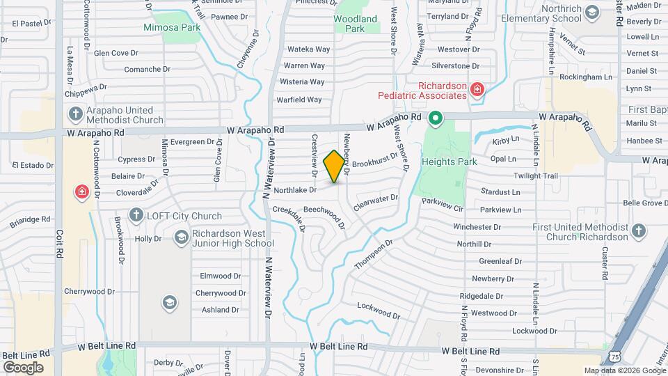 823 Northlake Dr Map and Location Details