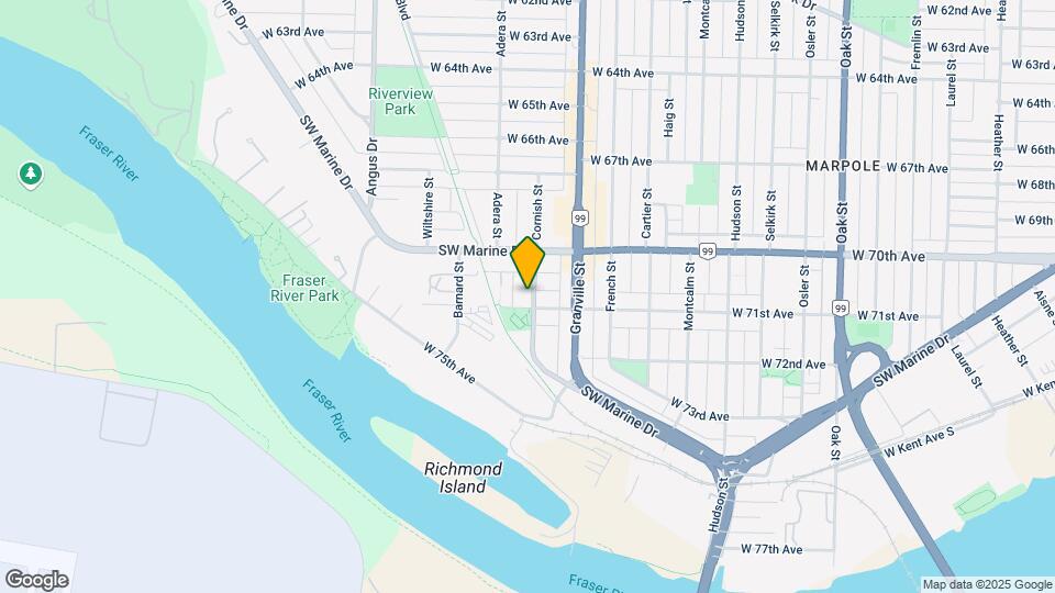 Marpole Terrace Co-op Map and Location Details