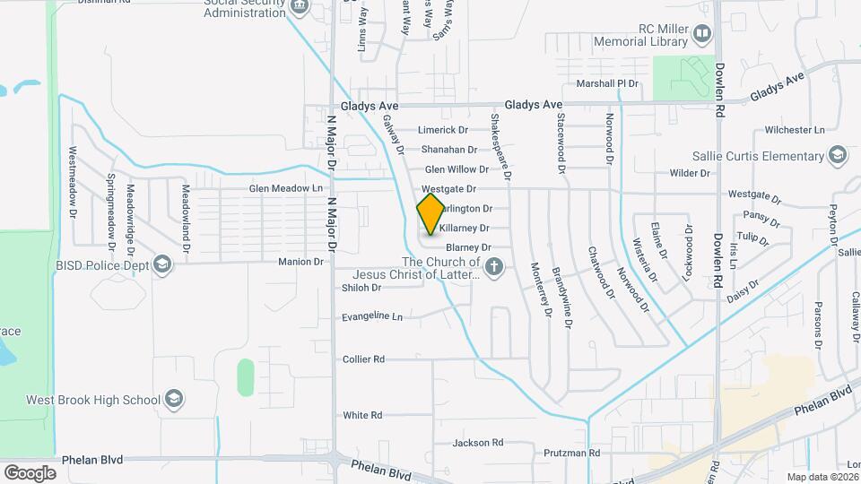 7080 Blarney Dr Map and Location Details