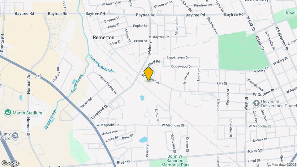 1023 W Gordon St Map and Location Details