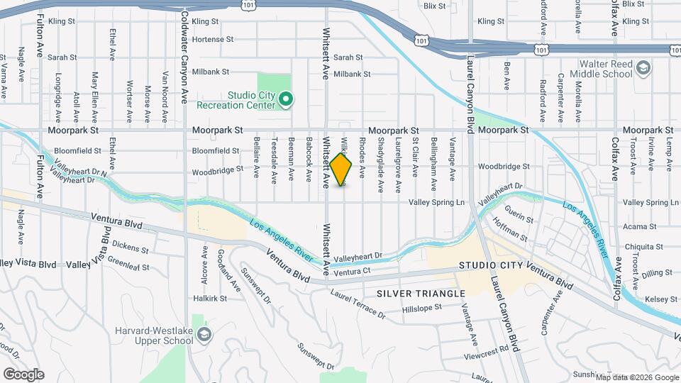 4219 Wilkinson Ave Map and Location Details