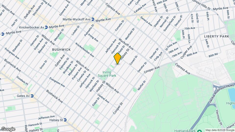 1294 Halsey St Mapa y Detalles de la Ubicación