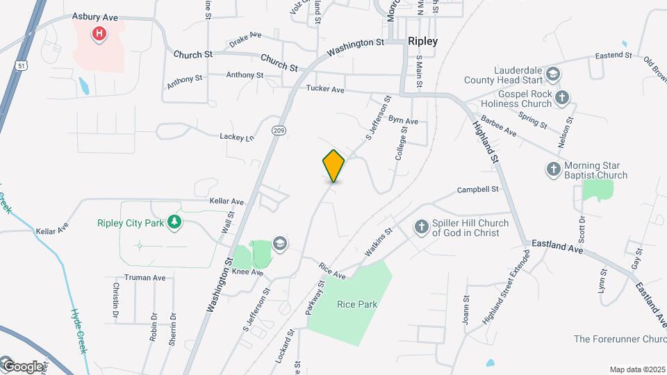 219 S Jefferson St Map and Location Details