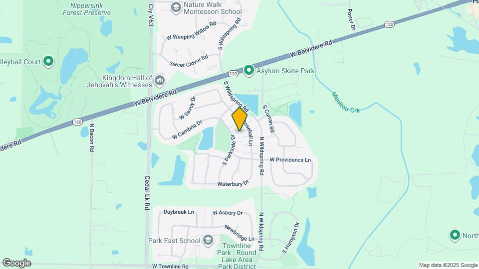 656 S Rosehall Ln Map and Location Details
