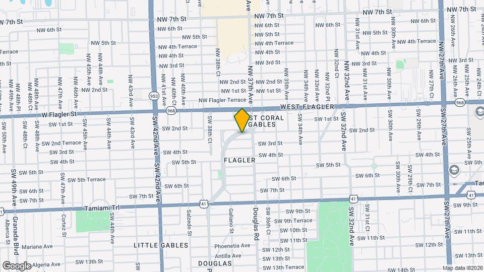 155 Ponce de Leon Blvd Map and Location Details