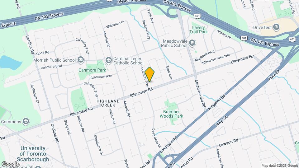 5 Scarboro Ave Map and Location Details