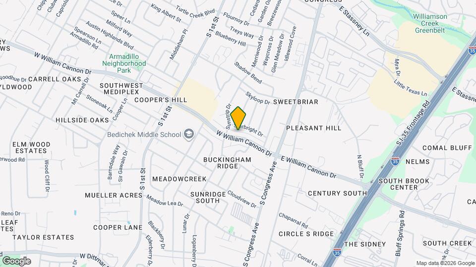 218 W William Cannon Dr Map and Location Details