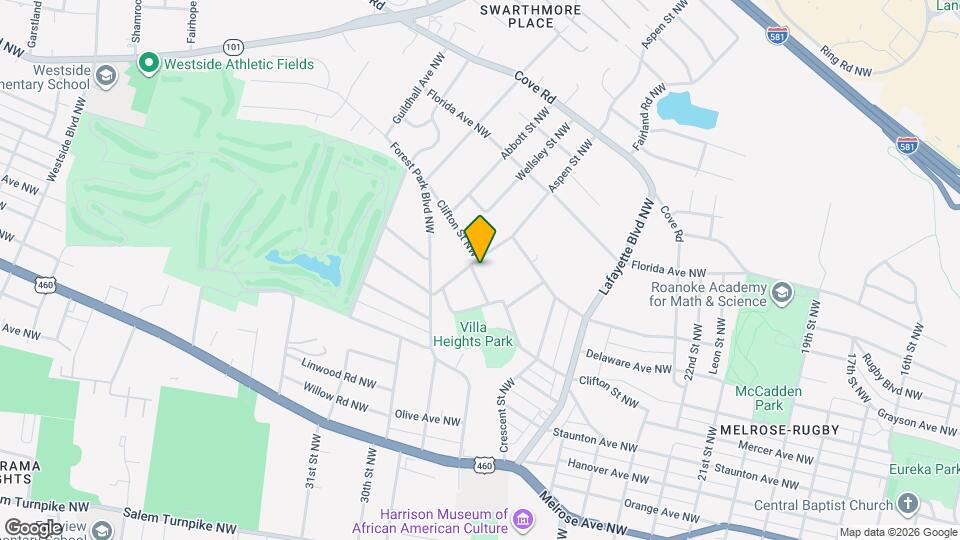 2793 Clifton St NW Map and Location Details