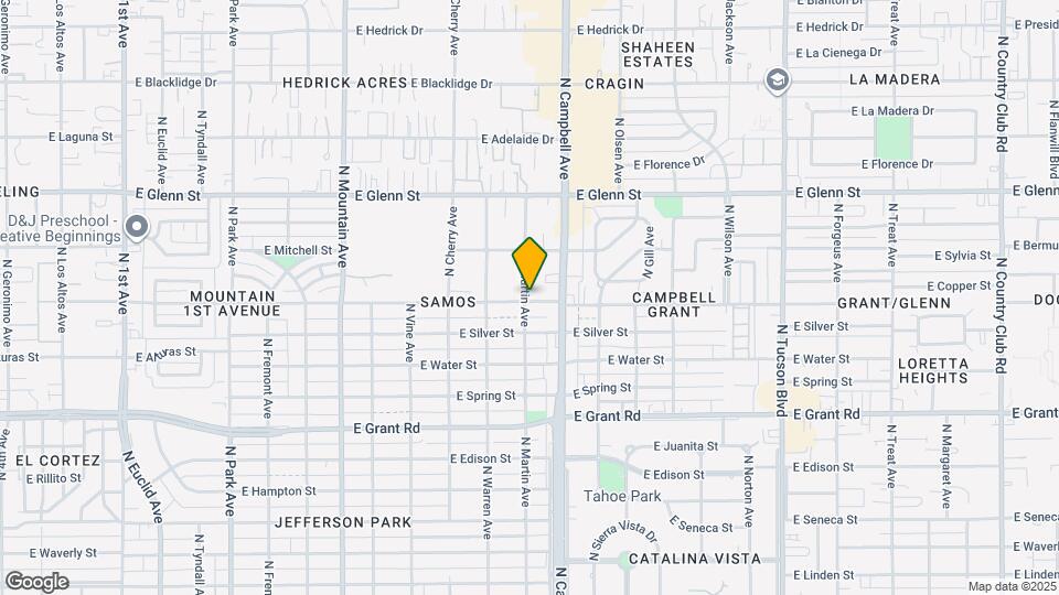 2604 N Martin Ave Map and Location Details