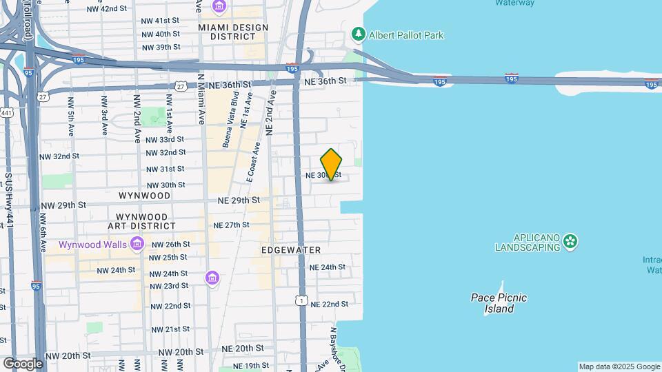 460 NE 29th Ter, Unit B8 Map and Location Details