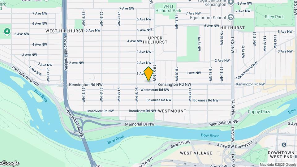 2016 Kensington Rd NW Map and Location Details