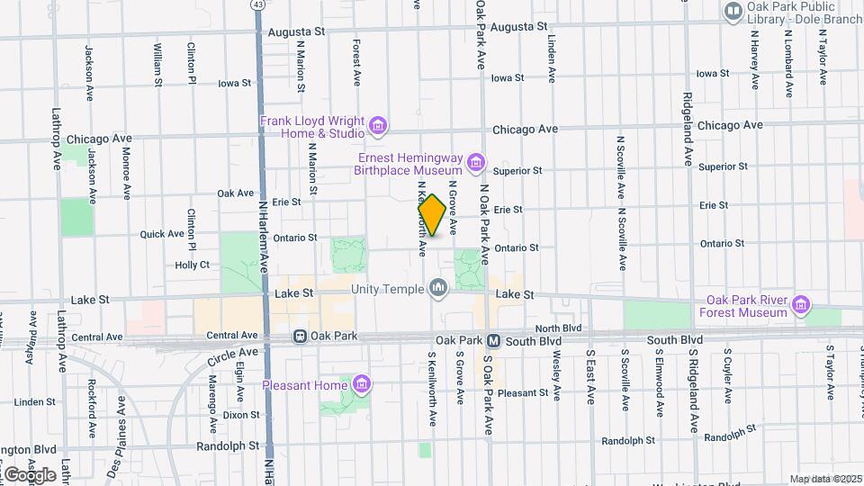 206 N Kenilworth Ave, Unit 1 Mapa y Detalles de la Ubicación