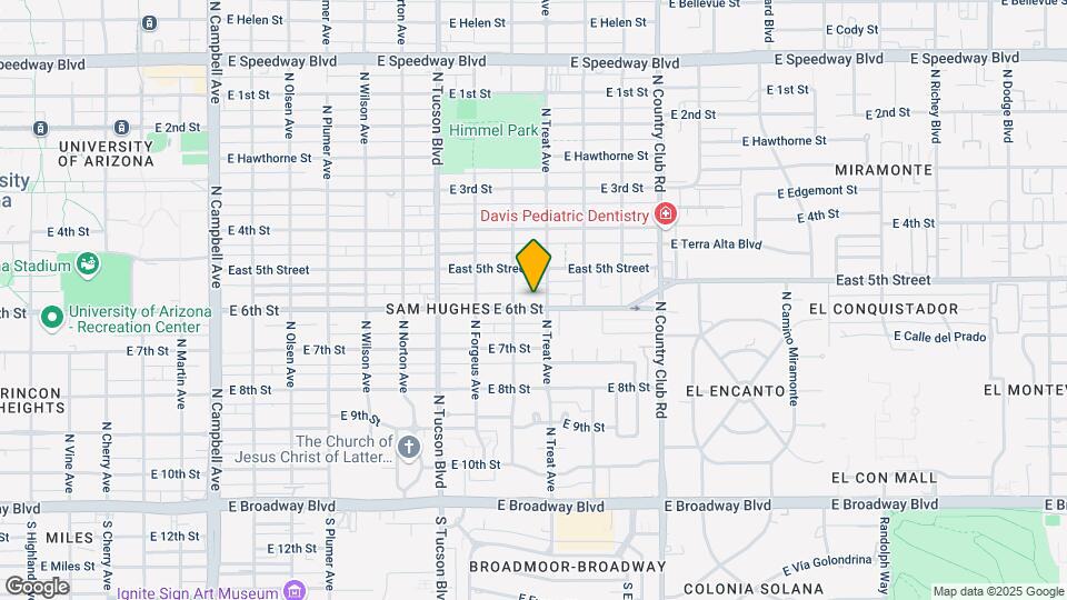 2727 E 6th St Map and Location Details
