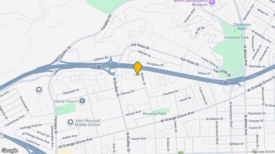 1318 Jacqueline Dr Mapa y Detalles de la Ubicación