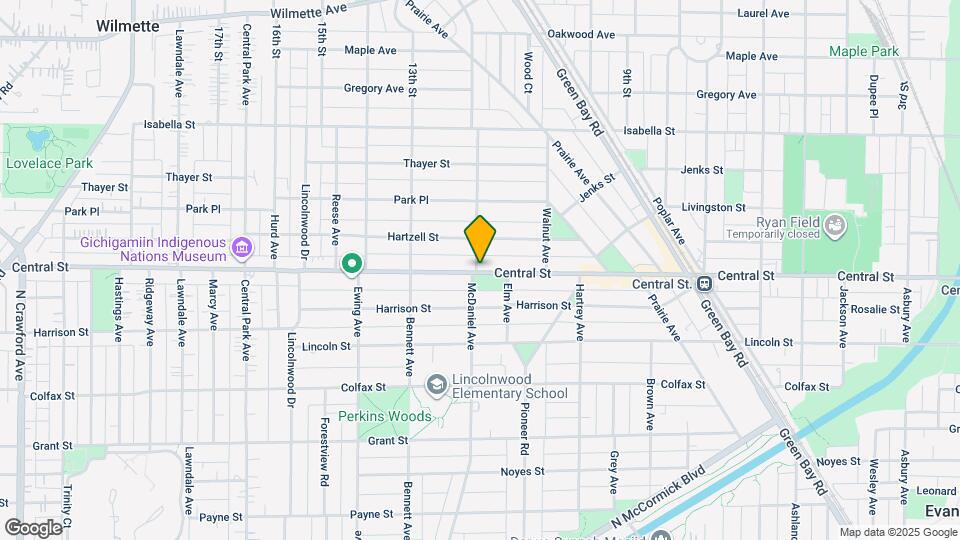 2429 Central St Mapa y Detalles de la Ubicación