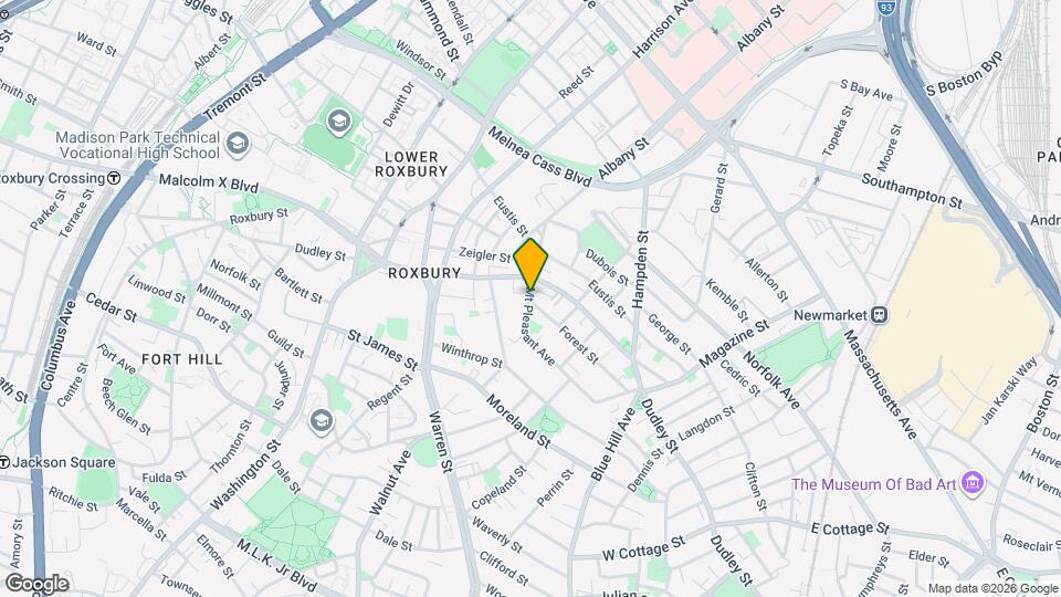 12 Mt Pleasant Ave Map and Location Details